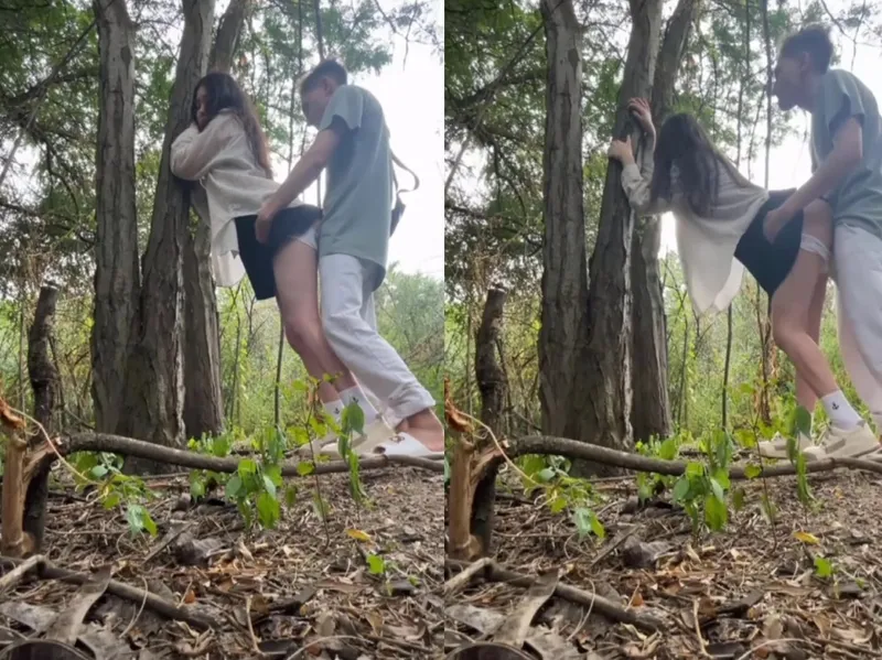 Mây mưa thổi kèn trong rừng cùng em ghệ xinh vừa sợ vừa phê